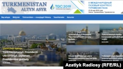 Zelenskiýe bagyşlanan gutlag saýtyň “baş/esasy makalasy” hökmünde ýerleşdirildi.