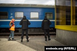 Ілюстрацыйнае фота. На менскім чыгуначным вакзале