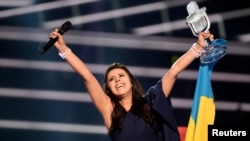 Ukraine won the right to host this year's Eurovision Song Contest after Jamala's power ballad about the historical plight of Crimean Tatars triumphed in the 2016 edition of the competition in Sweden, much to the chagrin of many Russians.