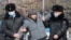Kazakhstan. Police detain a man. Almaty, January 10, 2021
