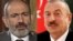 Премьер-министр Армении Никол Пашинян (слева) и президент Азербайджана Ильхам Алиев