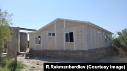 Максат айылында курулуп жаткан үй. 23-июль, 2021-жыл.