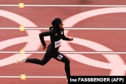 Афганская бегунья на Олимпиаде в Токио, 30 июля 2021 года