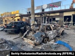 Последствия российского обстрела Доброполья, Донецкая область, 16 июля 2025 года