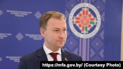 Прэсавы сакратар МЗС Беларусі Руслан Варанкоў. Архіўнае фота