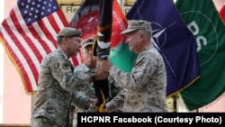 Ооганстан. АКШнын Ооганстандагы аскер күчтөрүнүн кол башчылыгын тапшыруу.  