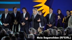 Бидзина Иванишвили и лидеры правящей партии (иллюстративное фото)