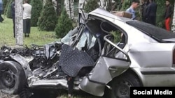 Бишкектеги жол кырсыктарынан тартылган сүрөт.