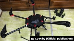  Dronă surprinsă la granița dintre Lituania și Belarus (imagine generică)