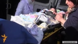 Հրաշքով փրկված փոքրիկը տեղափոխվեց Երեւան. վիճակը «կայուն ծանր է»