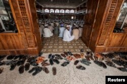 Students at Darul Uloom Haqqania, an Islamic seminary in Akora Khattak, Pakistan, which was attended by several Taliban leaders.