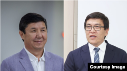 Темир Сариев менен Эдил Байсалов. Коллаж. 