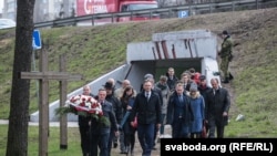 Парлямэнцкая дэлегацыя Сэйму Польшчы наведала Курапаты