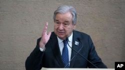 آنتونیو گوترش منشی عمومی سازمان ملل متحد