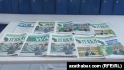 Prezidentsiz çykmaýan gazetler.