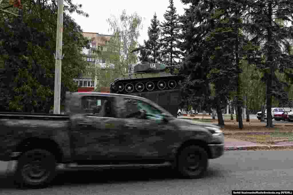 Помнік воінам-танкістам — вызваліцелям Краматорску ад нямецка-фашысцкіх захопнікаў