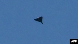 Dronă rusească folosită pentru atacuri asupra Ucrainei. Fotografie generică.