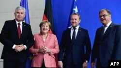 Susret članova Predsjedništva BiH i njemačke kancelarke Angele Merkel u Berlinu, 30. juni 2016.