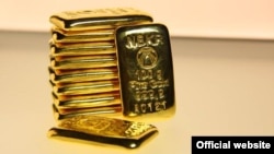 Золотые слитки, выпускаемые Нацбанком КР.