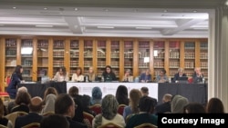 عکس از نشست نهاد «دادگاه دائمی مردمی» مستقر در رم