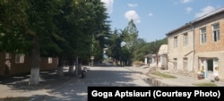 ოკუპირებული ახალგორის ერთ-ერთი ქუჩა