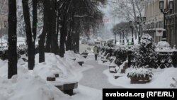Архіўнае ілюстрацыйнае фота. Зіма ў Менску