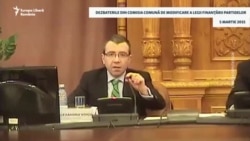 Dezbaterile din comisia comună de modificare a Legii finanțării partidelor - 5 martie 2015