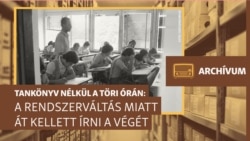 „Legyen több tankönyv, és lehessen közülük szabadon választani” – archív műsor a kortárs történelem oktatásáról