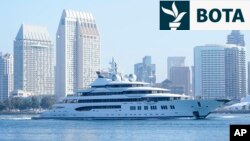 Jahti Amadea, që u konfiskua nga autoritetet amerikane më 2022. 