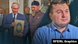 Qırımlı imam Suleyman Hayrullayev (sağ tarafta)