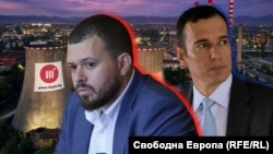 Директорът на "Топлофикация София" Петър Петров и кметът на София Васил Терзиев