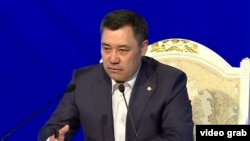 Садыр Жапаров басма сөз жыйынында. 12-ноябрь, 2020-жыл. Бишкек. 