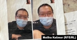 Polici kinez që e kontaktoi Sidikun nëpërmjet WeChat-it, kur ajo ndodhej në Holandë, për t'i kërkuar që të mos fliste më për ngjarjet në kampe.