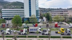 Prevoznici 'okupirali' glavni bh. grad
