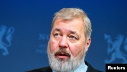 Kryeredaktori i Novaya Gazeta,  Dmitry Muratov. Fotografi nga arkivi. 