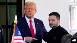 Președintele american Donald Trump și președintele ucrainean Volodimir Zelenski, la Casa Albă - 28 februarie 2025.