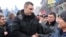 UDAR party leader Vitali Klitschko greets people during a Euromaidan rally at Independence Square in Kyiv in December.