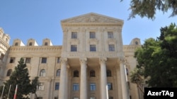 Արտգործնախարարության շենքը Բաքվում։