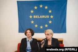 Паліна Шарэнда-Панасюк і Натальля Радзіна