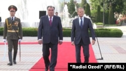 Эмомали Рахмон и Дональд Туск