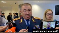 Январь окуяларынан кийин ички иштер министри кызматынан бошогон Эрлан Тургумбаев.