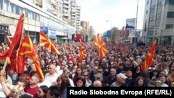 Централен митинг во Скопје на претседателскиот кандидат Стево Пендаровски 