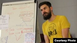 Блажен Малески, претседател на Националниот младински совет на Македонија 