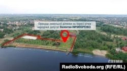 Ділянки, які орендує депутат Валентин Ничипоренко