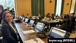 Освобожденная в прошлом году из российской тюрьмы журналистка Радио Свобода Алсу Курмашева