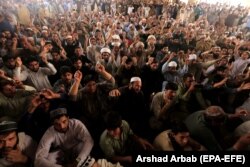 د تحریک لبیک پاکستان مظاهره ارشیف- انځور