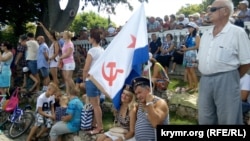 Rusiye Qara deñiz flotu paradınıñ baş repetisiyası. Aqyar, 2018 senesi