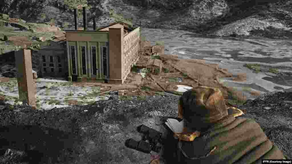 В фильме Серхио Кабальеро "Дистанция" на этой заброшенной электростанции в Сибири заточен австрийский художник. На помощь ему приходят лилипуты-телепаты&nbsp;