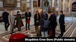 Mandić sa delegacijom u kojoj je i njegova kćerka Milena, u zvaničnoj posjeti Izraelu. Februar 2025.