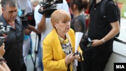 Обвинителката Вилма Русковска која го води случајот Рекет во кој осомничена е и специјалната обвинителка Катица Јанева. 